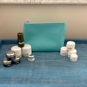 La Mer Cosmetic Bag with Many Empties! Will Separate